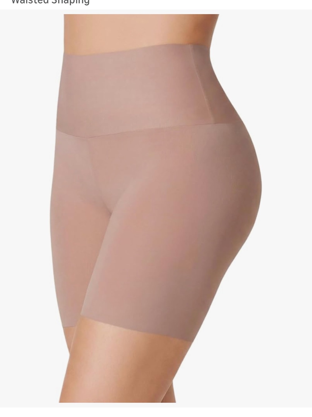 Femlush High-Waist Seamless Shaping Short - Nude size Medium